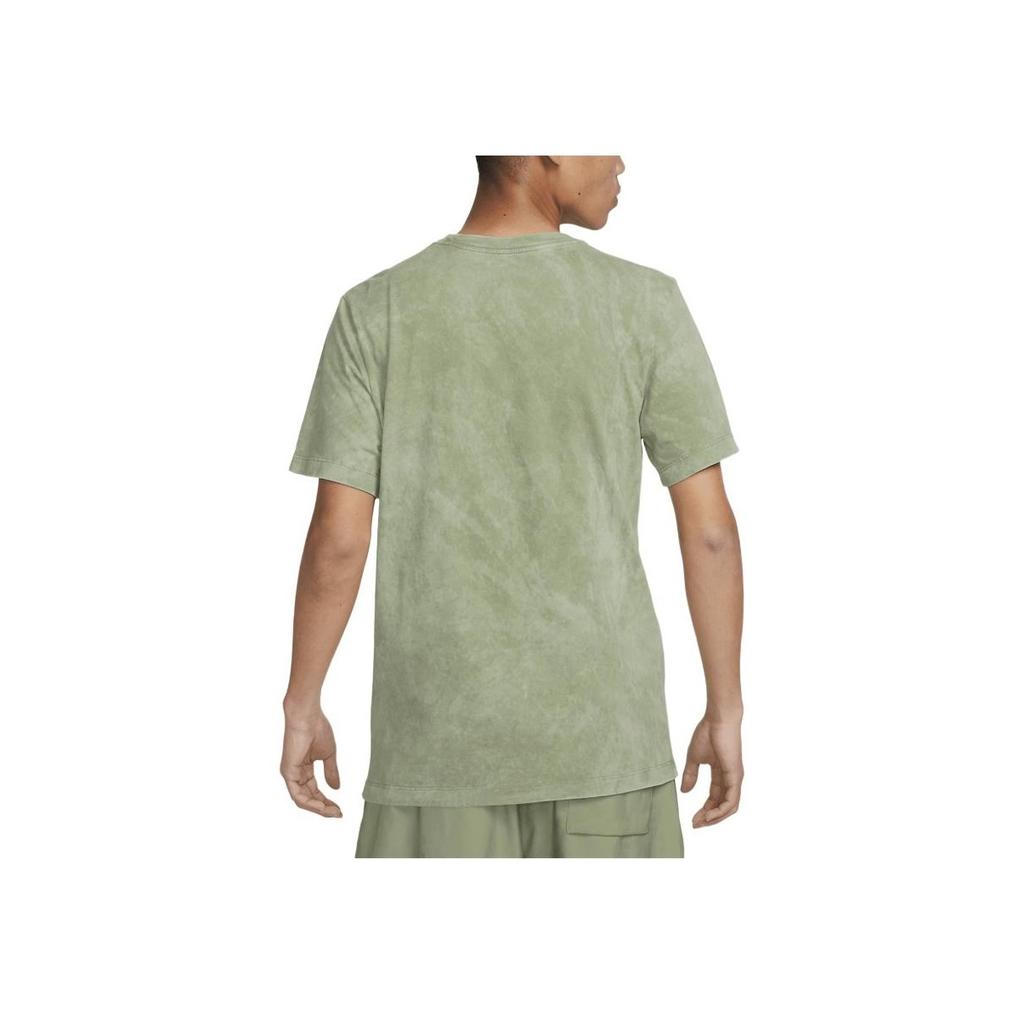 Nike Alphabet Logo Crew Neck Short Sleeve T-Shirt Men Tops Matcha FB9789-386