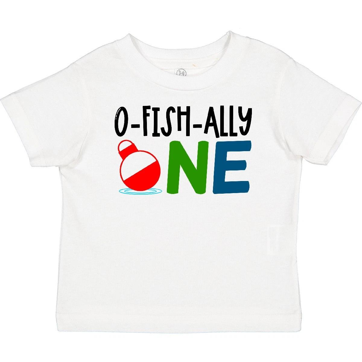 Inktastic O-Fish-Ally One Baby T-Shirt Fish Bobber 1st First Birthday Cute Party 100
