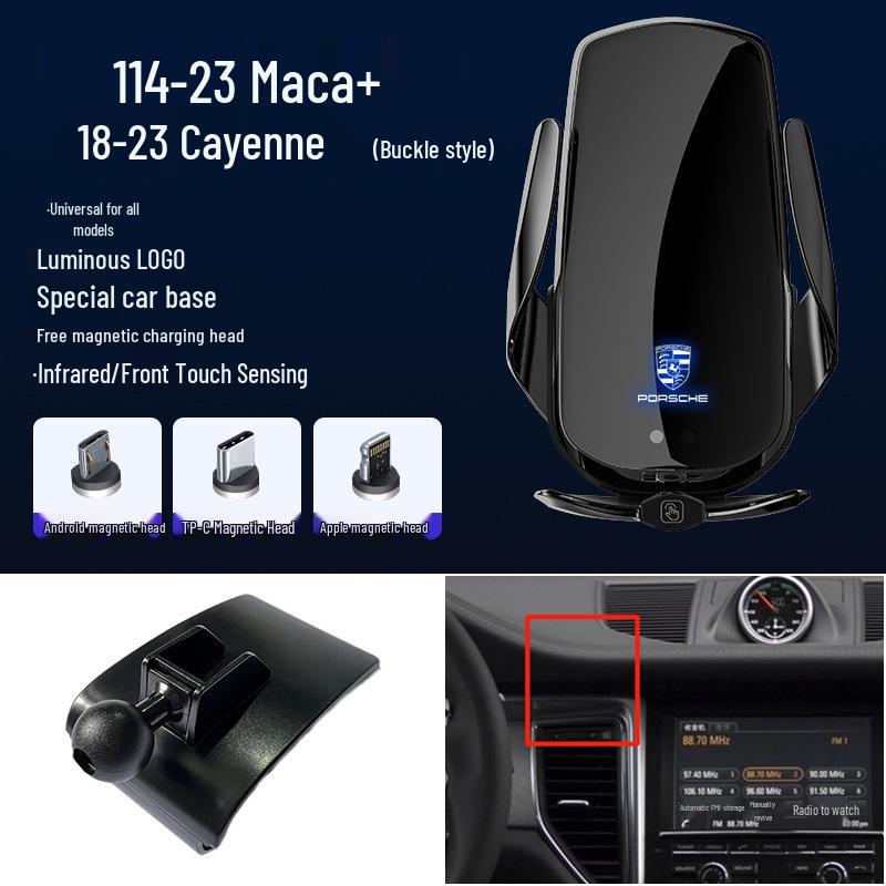 Magnetyczny Bezprzewodowy Szybki Uchwyt na Telefon do 718/Panamera/Cayenne/911