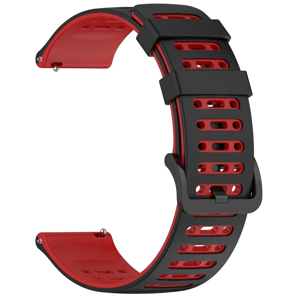 22mm Silicone Band For Amazfit BALANCE 2/Bip 6 5 Strap For Amazfit GTR 4 3 Pro 2 2e/Stratos 3 2 2S/CHEETAH Breathable Watchband