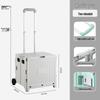 Handun 2-Wheel Folding Shopping Cart with Lid