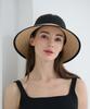 Koipeu Two-Tone Raffia Sun Visor Cf081Ht074