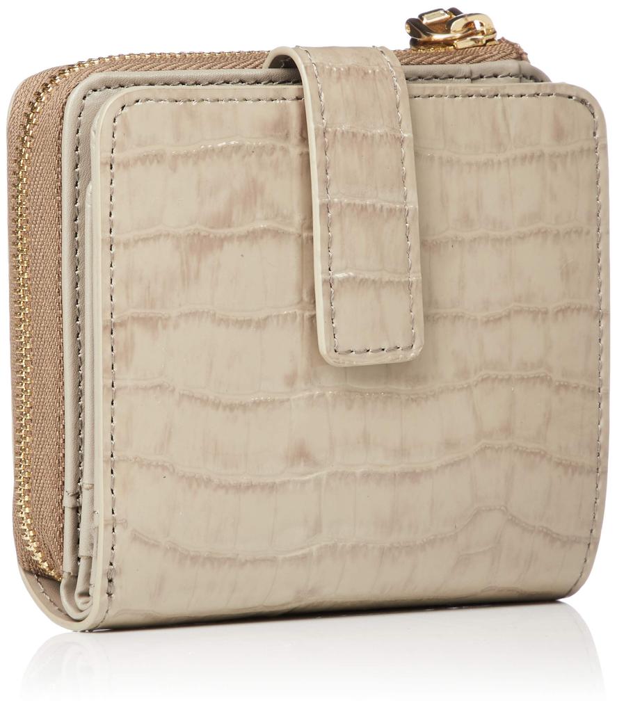 Patrick Cox Miragel Crocodile Leather Wallet, PXLWJCS1, Gray, with Crocodile Embossed Enamel Cowhide Leather