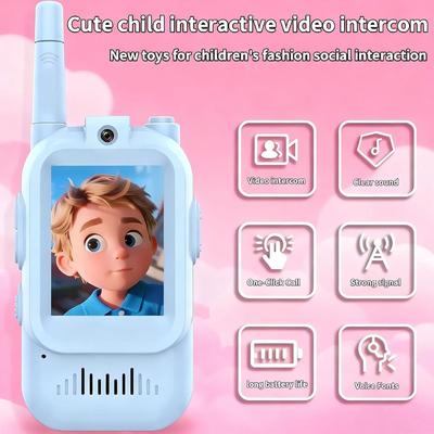 Rechargeable Walkie Talkies for Kids Portable Intercom Outdoor Toy Wireless Children Intercom for Boys Girls Children Outside