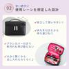 mitas Makeup Vanity Makeup Bag with Cosmetic Brush Mini Mesh Business Pink Pouch, Pouch, Storage, Storage, Water-Repellent Nylon, Handle, Dividers,
