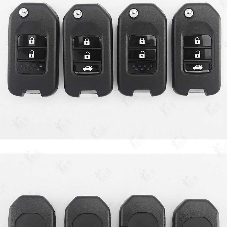 Compatible with Honda Civic, Brio, XRV, Fit, Lingpai, 9th Gen Accord Folding Key Remote Control