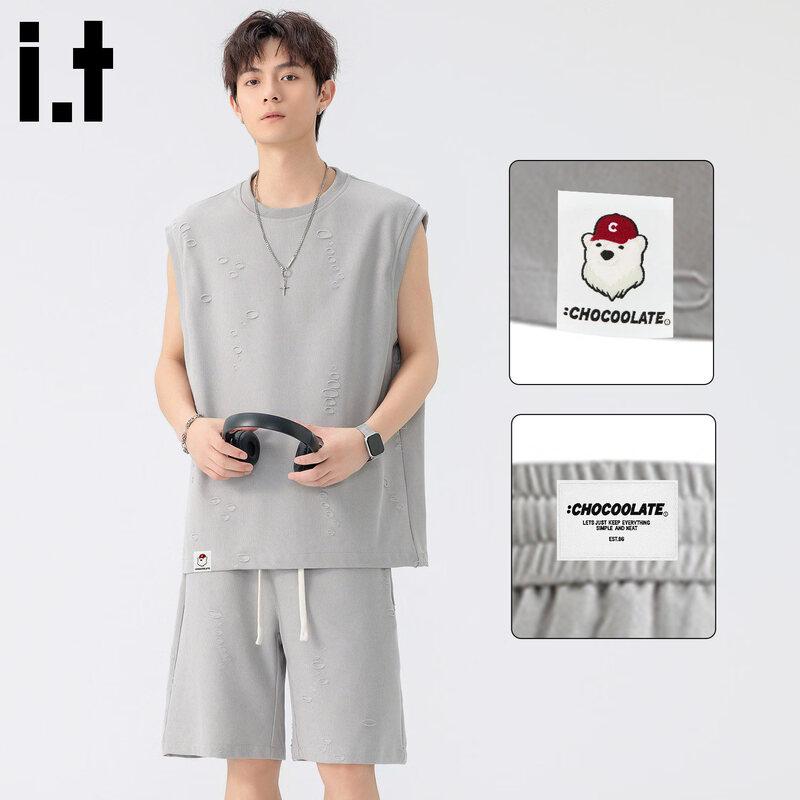 

CHOCOOLATEit Men s Ripped Vest & Shorts Set M