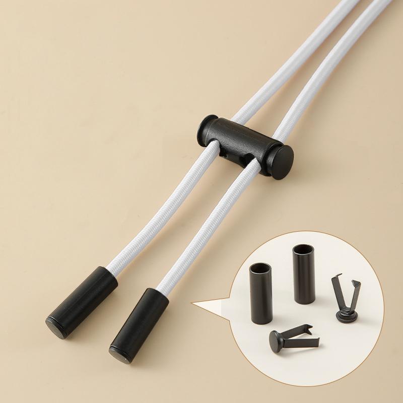 

2 м Прочная Эластичная Лента для Пояса Спортивных Штанов, Шнурок-Завязка с Устройством для Продевания, Фиксатор-Стопор, Аксессуары для Шитья своими Руками A5