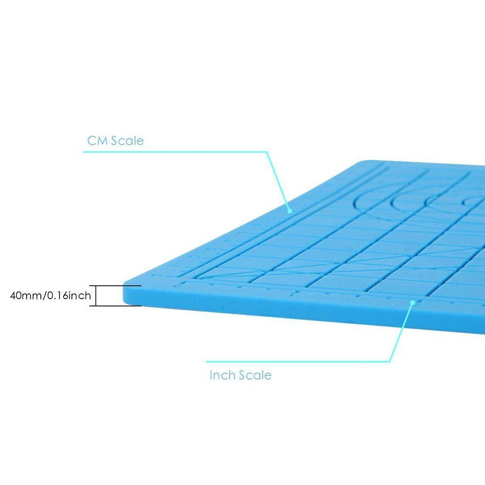 Template Drawing Tools Flexible Silicone Pad 3D Pen Stencils 3D Pen Mat 3D Printing Mat