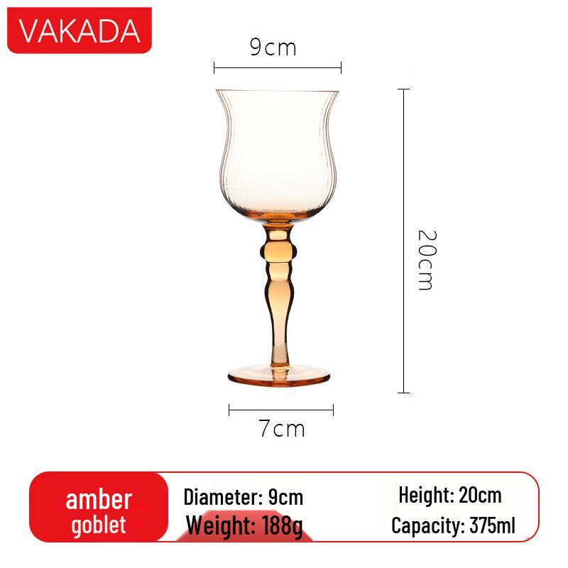 VAKADA Versatile Roman Column Wine Glass