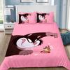 Bettbezug Kissenbezug Bettwäsche-Set Niedliche Lucifer Katze Erwachsener Junge Mädchen Schlafzimmer Dekoration Kinder Geschenk Einzel Doppel Große Größe