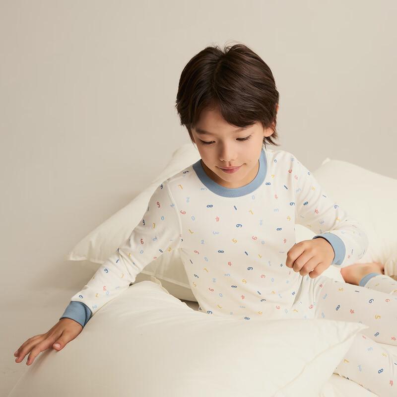 Chenchenma Moqiu Kids Modal Autumn Pajama Set 170