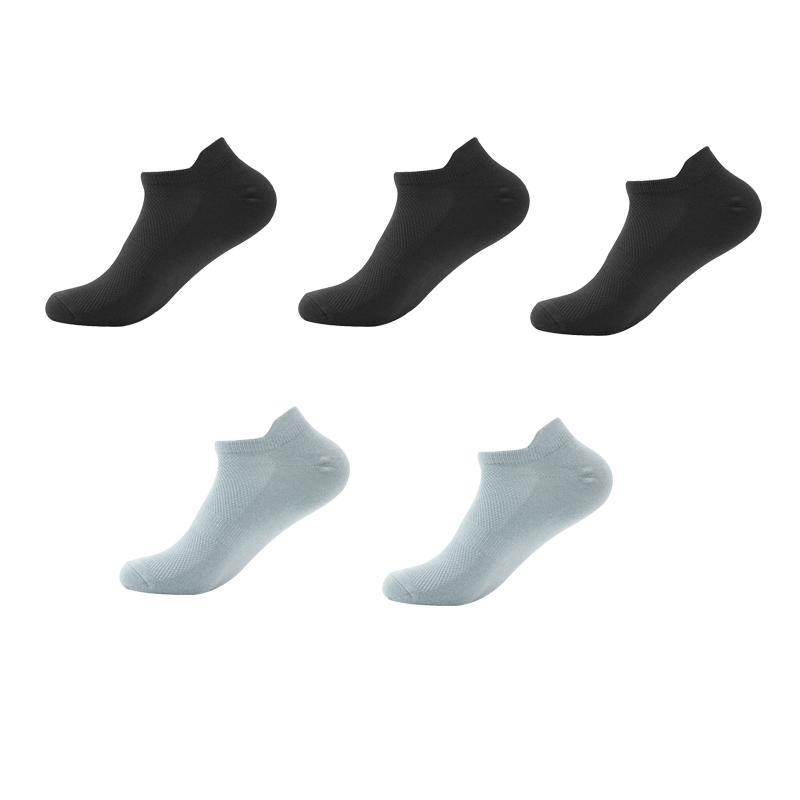 5 Pairs Men's Mesh Non-Slip Cotton Short Sock Male Breathable Spring Summer Autumn Ankle Socks