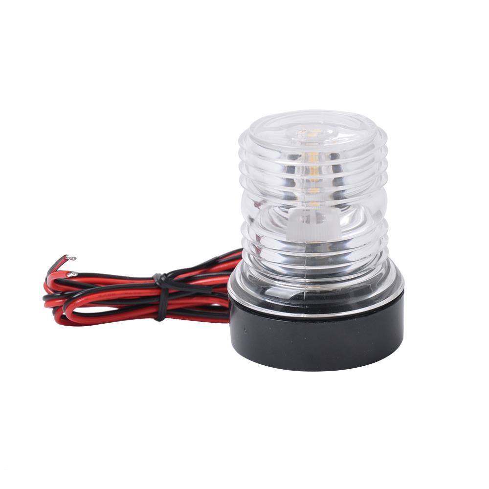 

Сигнальный фонарь для парусной лодки, складной якорный фонарь, светодиодные навигационные огни для кормы яхты, круглая лампа Pactrade из нержавеющей стали