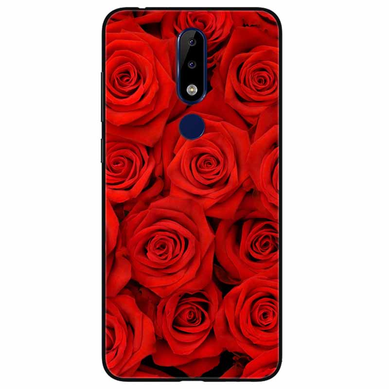 For Nokia 5.1 Plus Case Soft Silicone Cartoon Fashion TPU Phone Cases for Nokia X5 Cover 5.1Plus Cute for NokiaX5 Protective