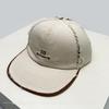 And Women Korean Style Vintage Embroidered M Letter Prints Baseball Caps Sun Protection Flat Brim All-Match Street Style Peaked Hats Fashion
