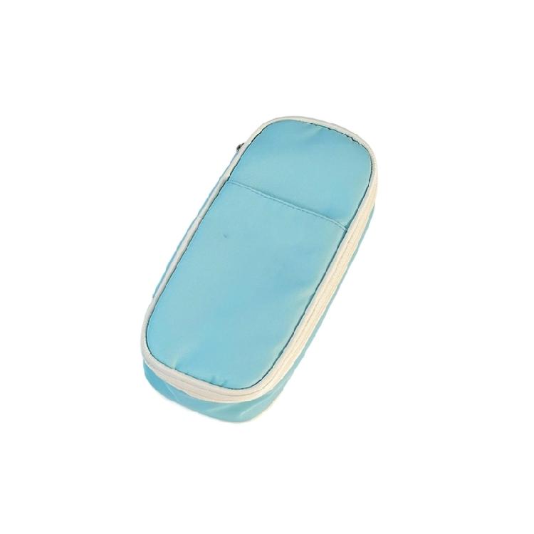

Multifunctional Foldable Pencil Case Water Resistant Large Capacity Pen Pouches Student School Supplies Organiser Bag синій