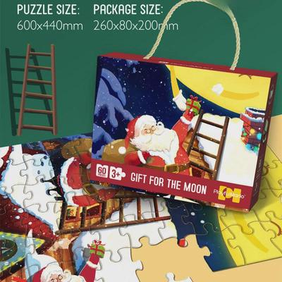 Tarptautiniai šventiniai vaikiški dėlionės žaislai: Helovino ir Kalėdų dovanos, edukacinės pramogos vaikams, kūdikių gimtadieniai ir darželio suvenyrai.