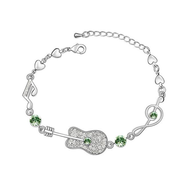 Fashion Bracelet Wedding Female Heart Crystal Bracelets For Women Luxury Temperament Silver -Color Fine Jewelry Gift