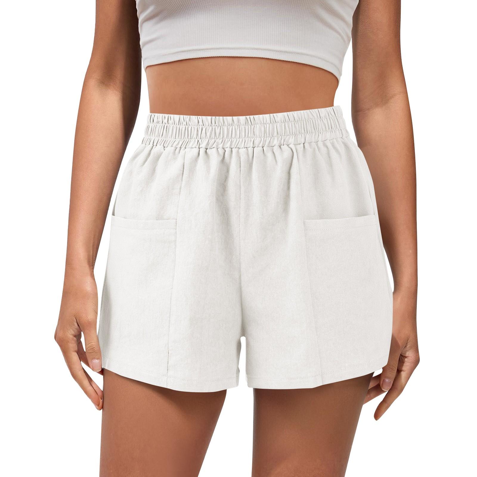 

Женские повседневные эластичные модные шорты XXL