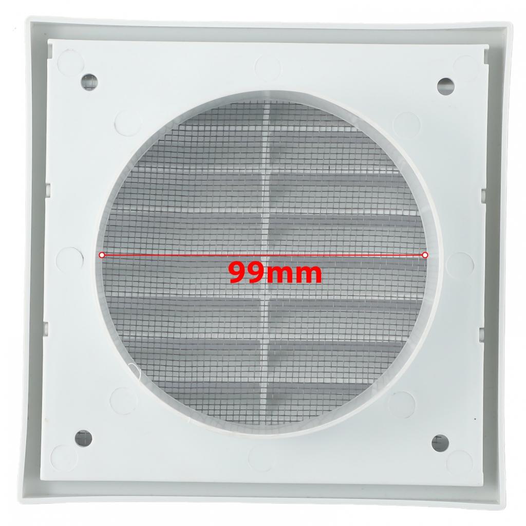 White Grille Air Outlet 100MM/125M/150MM Auxiliary Materials