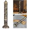 GOTOTOP Incense Stick, Portable Incense Tower Holder Bronze Tone Dragon Phoenix Relief Craft Ornaments Tea Room Decoration Vertical Stick Incense