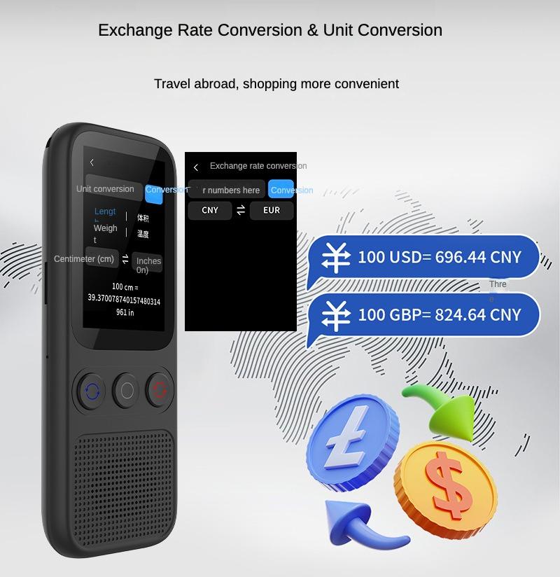 New Translator Multi-language Translation Machine for Overseas Travel and Conference Accurate Offline Translation and Simultaneous Interpretation