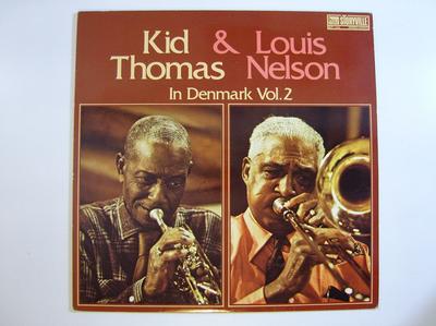 LP Record KID THOMAS VALENTINE & LOUIS NELSON - In Denmark Vol. 2 SLP246 Storyville UK Jazz Used