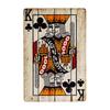 Vintage Poker Metal Sign Retro Joker Tin Sign King Jack Sign Wall Decoration for Home Cafe Pub Bar Shop 8x12 Inch
