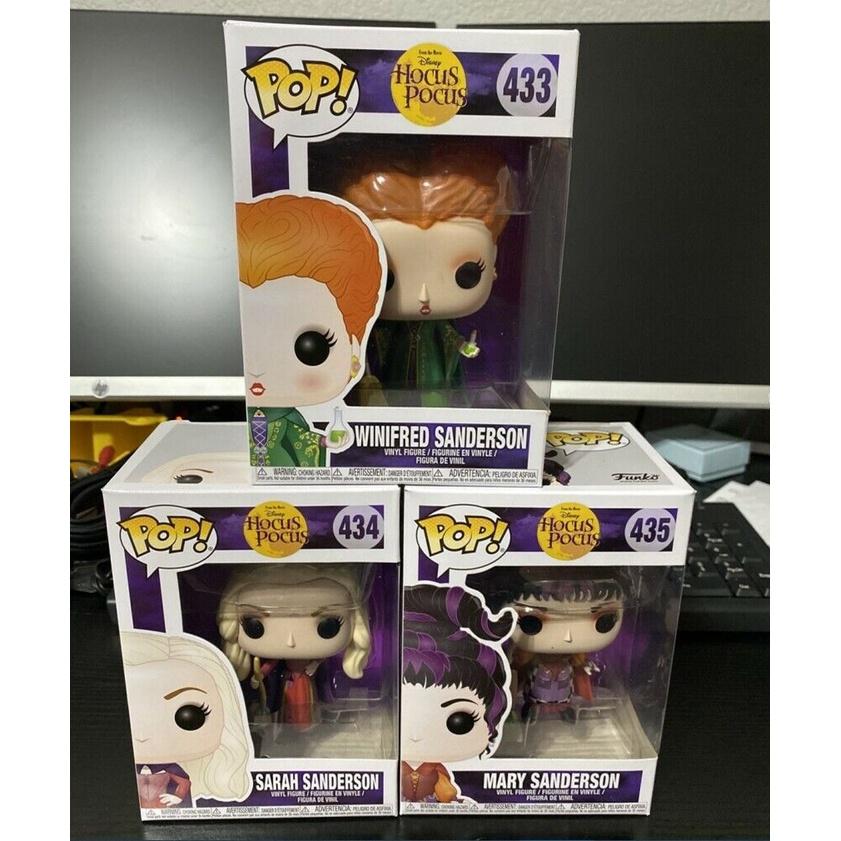 Halloween Themed Funko Pop! Vinyl Figures Disney Hocus Pocus Sanderson Sisters Set