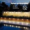 4/8/12/pcs Solar LED Lights Outdoor Garden Light Deck Lamp Solar Stairs Light Waterproof Solar Step Lamp Patio Garden Decoration
