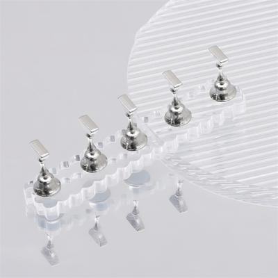 Yousheng Nail Stand Sturdy Long Lifespan Nail Aurora Fantasy Practice Holder for Manicure Art Practice And Display