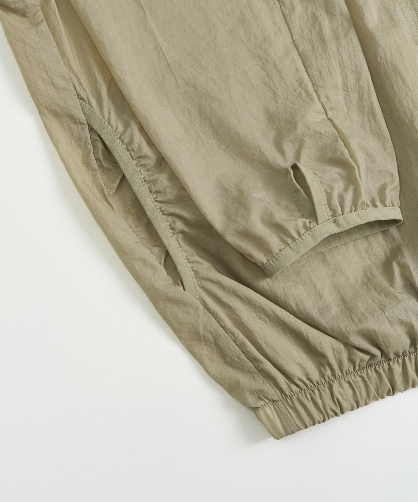 Excontainer Lightweight Sheer Jacket (Greyish Beige)