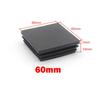 Square Plastic Black Blanking End Caps 13x13mm-120x120mm Inner Plug Cap Furniture Leg Tube Pipe Inserts Plugs Decorative Dust