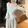 T-shirts Sweet Lace V-neck T-shirts Girls Elegant Fashion Solid Lady Korean Slim Fit Thin Underwear Clothes