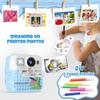 Kids Camera,Toddler Camera Instant Print Toys,1080P Children Printable Camera,Pink Selfie Camera Christmas Birthday Gifts for Girls Boys Age 3-10