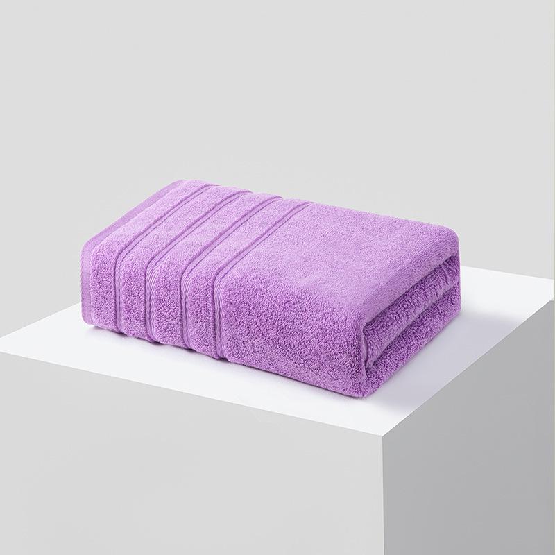 Yougang Multi-color Pure Cotton Bath Towel Square Towel Household Plain Color A Soft Absorbent Gift Three-piece Set