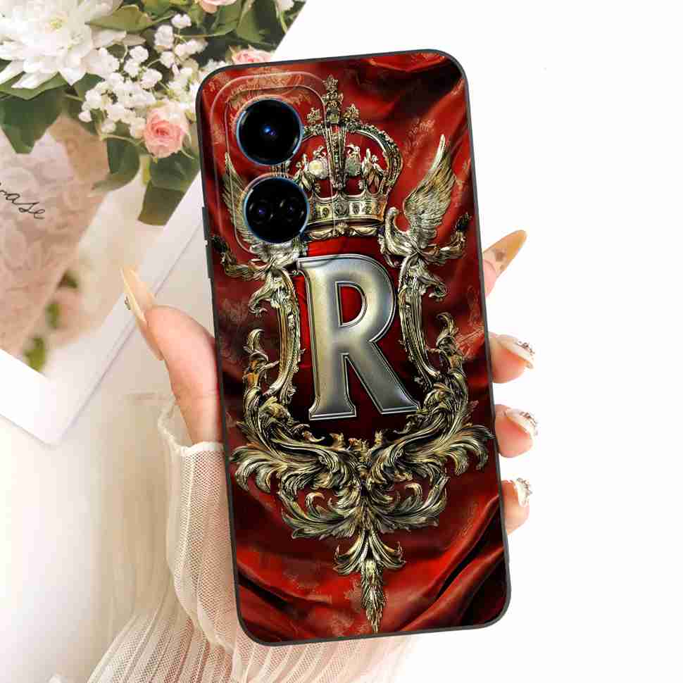 For Tecno Camon 19 Pro Case Cute Crown Letters Cover Phone Case For Camon 19 Camon19 Pro Soft Silicone Bags