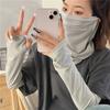 Outdoor Ice Silk Face Cover Cycling Sunscreen Neck Wrap New Ice Silk Mask Scarf  for Men Women