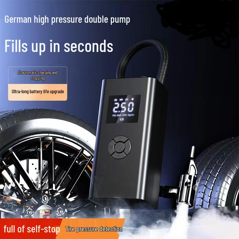 Wireless Electric Car Inflator & Balloon Pump with Ultra-Fast Inflation and Lighting Feature