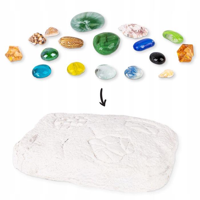 Kit d'excavation archéologique - KINDERPLAY - KP0247 - 17 gemmes - Cristaux authentiques - 6 ans et plus