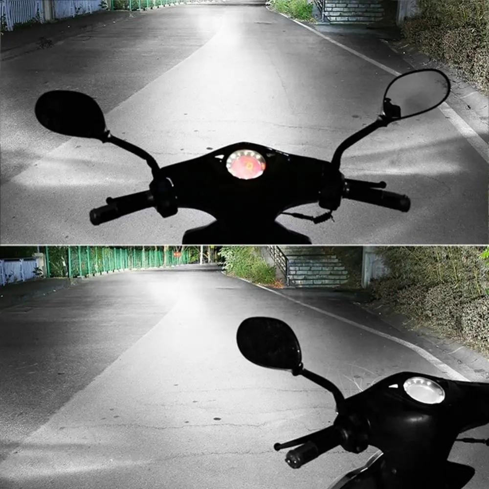 3570 LED Lens Motorcycle Fog Light Hi Lo Lamp Moto Scooter Light  Auto Motorcycle