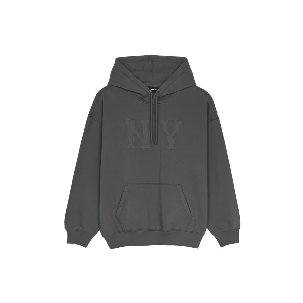 New MLB MEGA OVERFIT New York Yankees Sweatshirt Unisex Charcoal Gray 3AHDB0451-50CGD