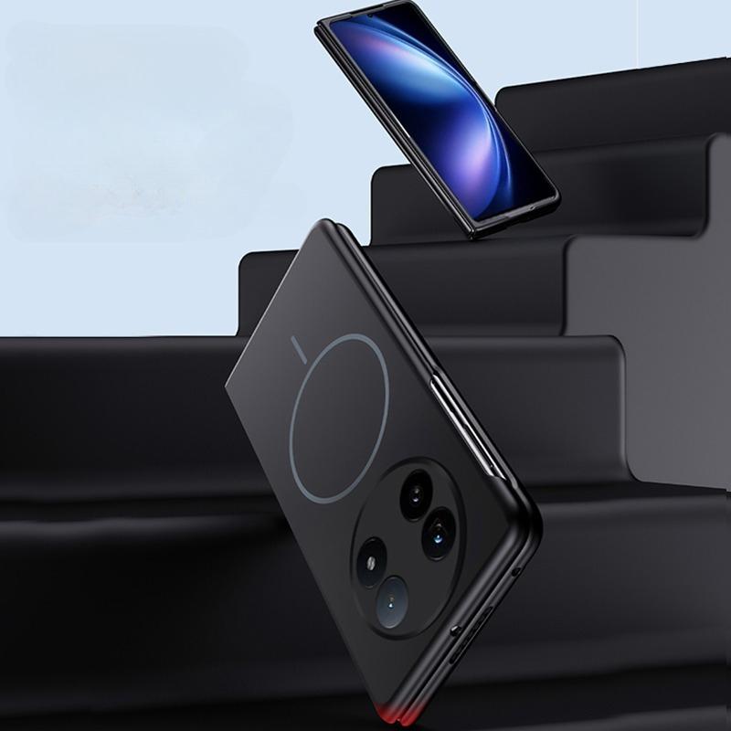 For Magsafe Ultra Thin Case for VIVO X Fold 5 Fold 3 Pro Fold2 Frosted Hard PC Wireless Charging Back Cover Funda
