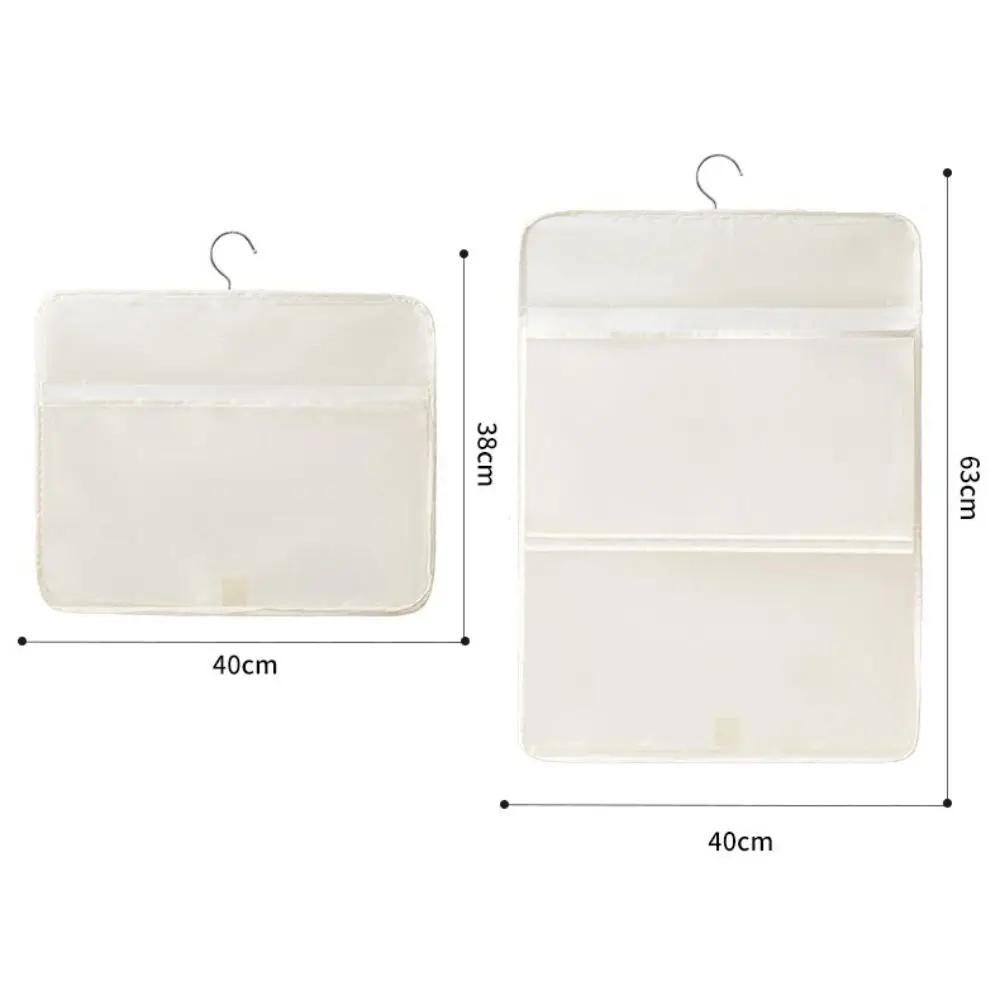 Space Saving Hanging Storage Bag Multifunctional Compact Bra Storage Organizer Mesh Pockets Versatile Closet Organizer Dormitory