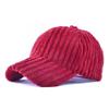 COKK Autumn Winter Baseball Cap Women Corduroy Winter Hats For Women Snapback Hat Female Hip Hop Cap Gorras Bone Casquette Gorro