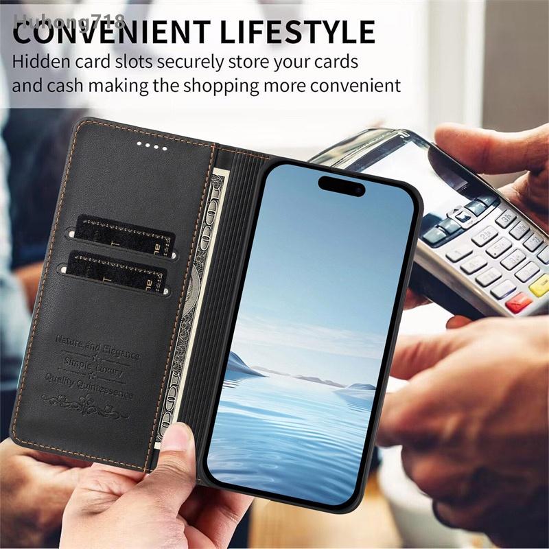 Magnetic Flip Case for Umidigi G9X G100 G100X Note 9 90 100 100X Power 7 7S Max Pro 5G with Card Holder Stand Protection Cover