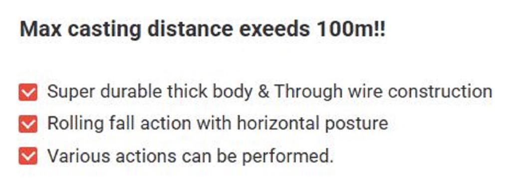 Yo Zuri Duel Hardcore Monster Shot 140 Sinking Lure F1245-HBIW (2781)