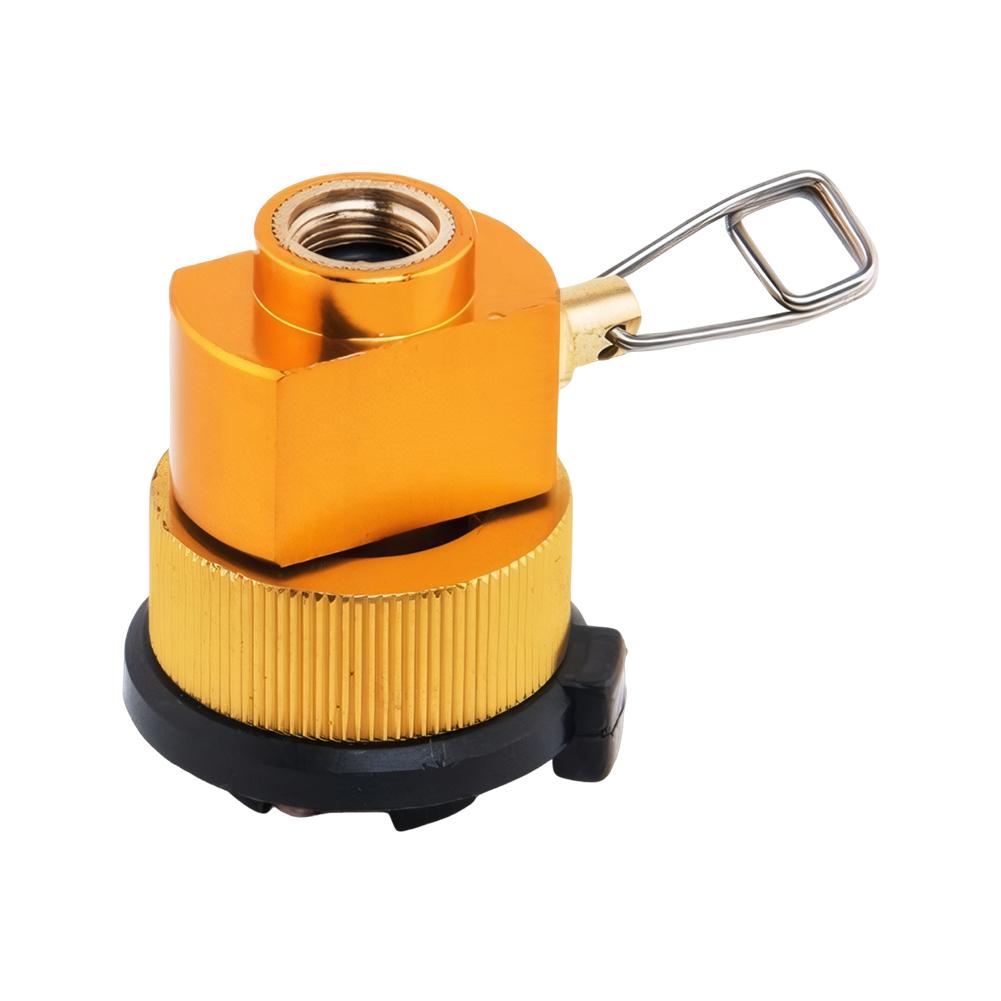 Gas Refill Adapter Leakproof Refill Flat Tank Conversion Adapter Explosion-proof Camping Canister Vent Valve for Camping Picnic