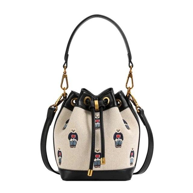 Kabelka Bucket do ruky pro ženy 2024 Nová crossbody taška Messenger s vysokou kapacitou Ruční ramenní kabelky Kabelky Psaníčko